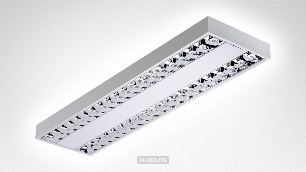 Quadra-P LED 1200 mit Doppel-Parabol-Raster