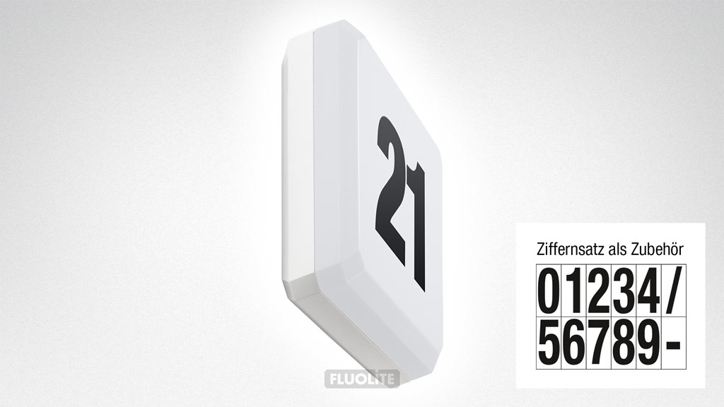 Aufbringungsvorschlag und Ziffernset (Abbildung ähnlich)