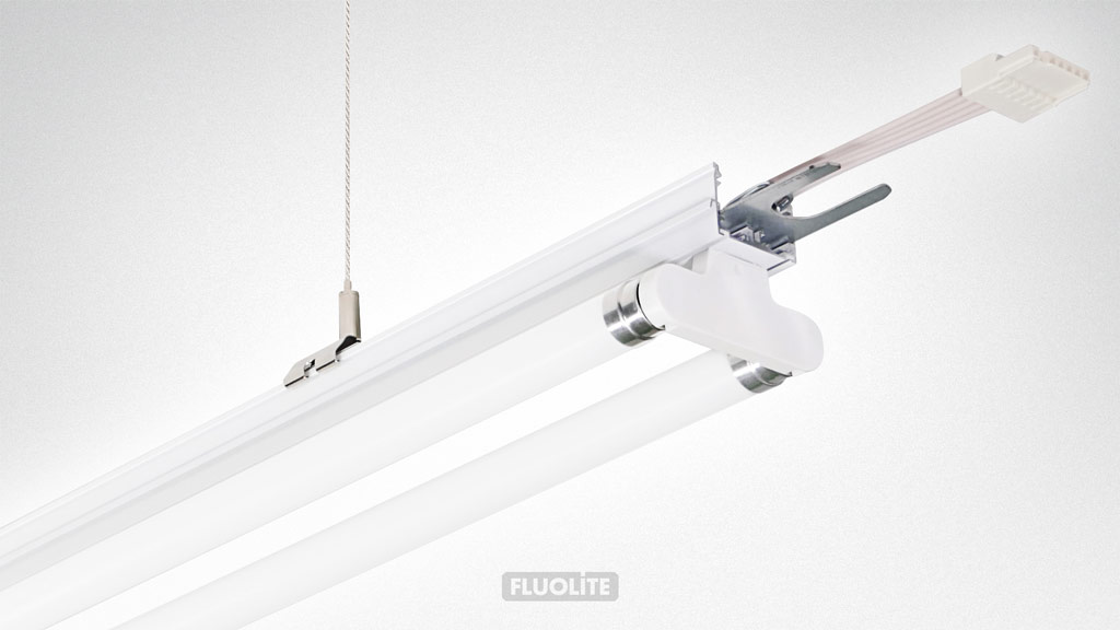 TRF für 2xLEDtube, mit Durchgangsverdrahtung für Lichtband